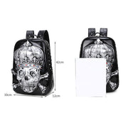 women's skull punk backpack, view 7 - MRSLM