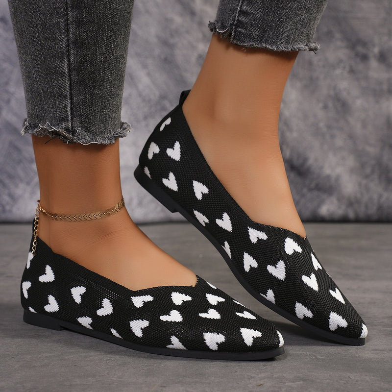 Light knit flat casual shoes, view 5 - MRSLM