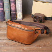 cowhide crossbody chest bag - MRSLM