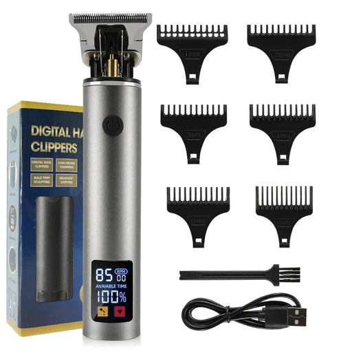 cordless electric hair trimmer for men, view 3 - MRSLM