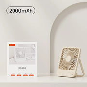 quiet foldable desk fan, view 3 - MRSLM