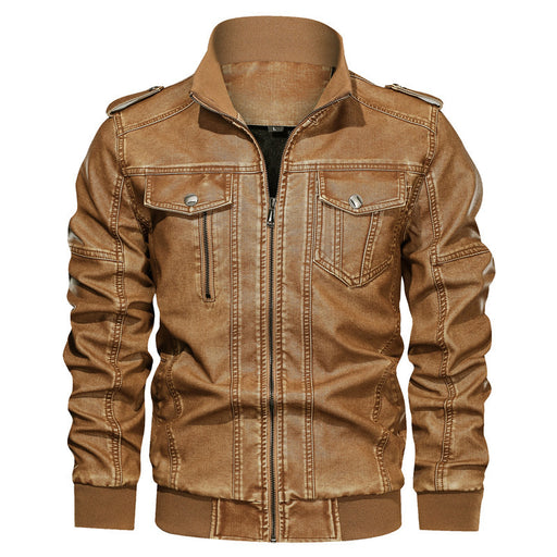 men's PU leather coat - MRSLM