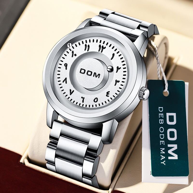 men's steel strap watch, view 6 - MRSLM