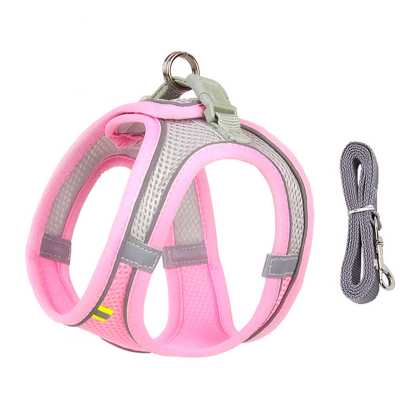 mesh harness and leash set, view 4 - MRSLM