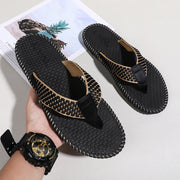 men's casual PU flip-flops, view 5 - MRSLM