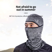 ice silk sun hood hat, view 9 - MRSLM