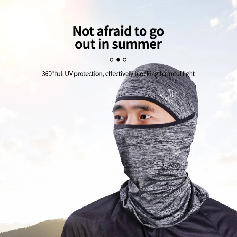 ice silk sun hood hat, view 9 - MRSLM