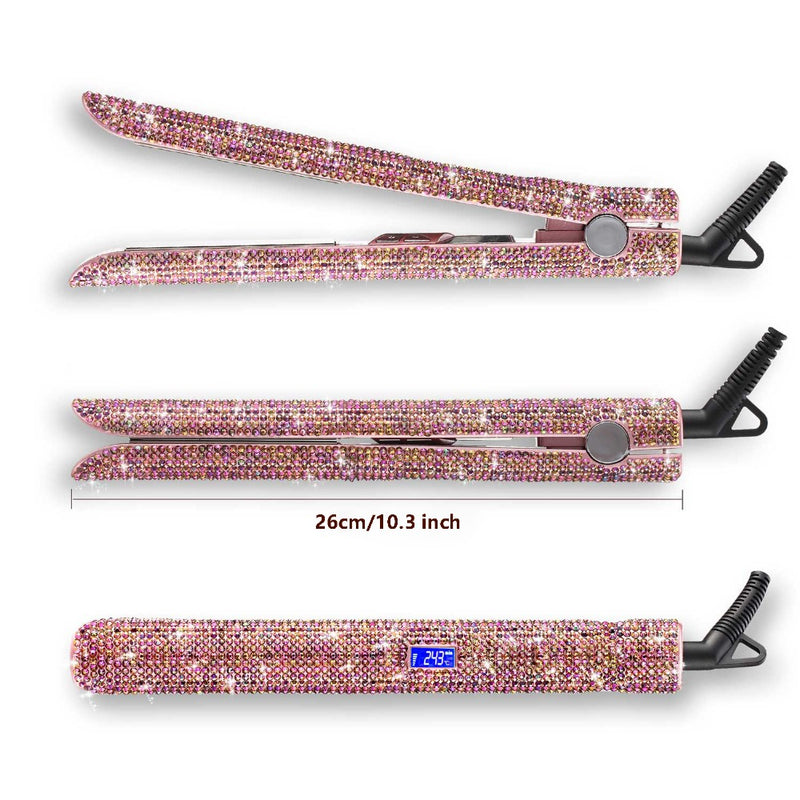 rhinestone ceramic flat iron, view 12 - MRSLM
