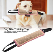 sackcloth dog training bite tug toy, view 3 - MRSLM