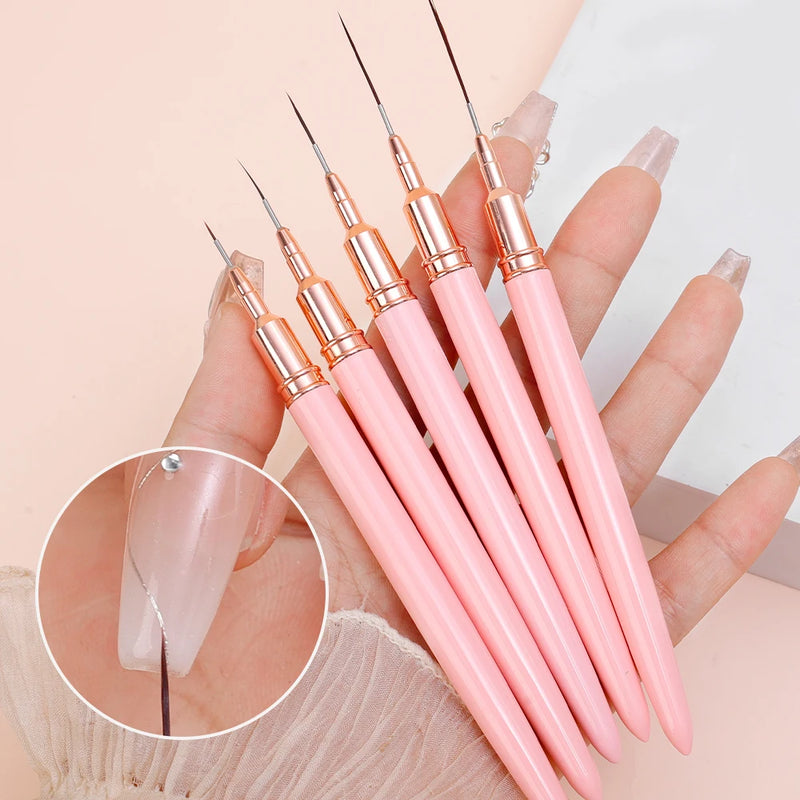 nail art liner brush set, view 3 - MRSLM