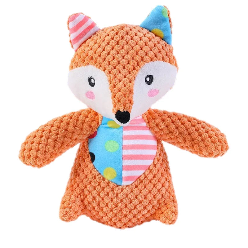 Plush Squeaky Dog Toy for Interactive Play