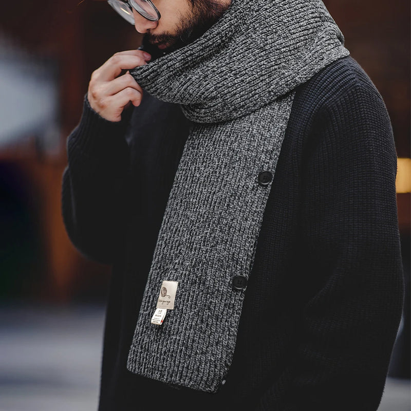 chenille knitted scarf waistcoat, view 2 - MRSLM