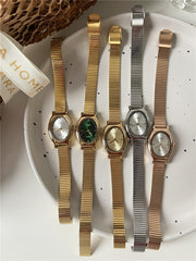 oval quartz watch for women, view 9 - MRSLM