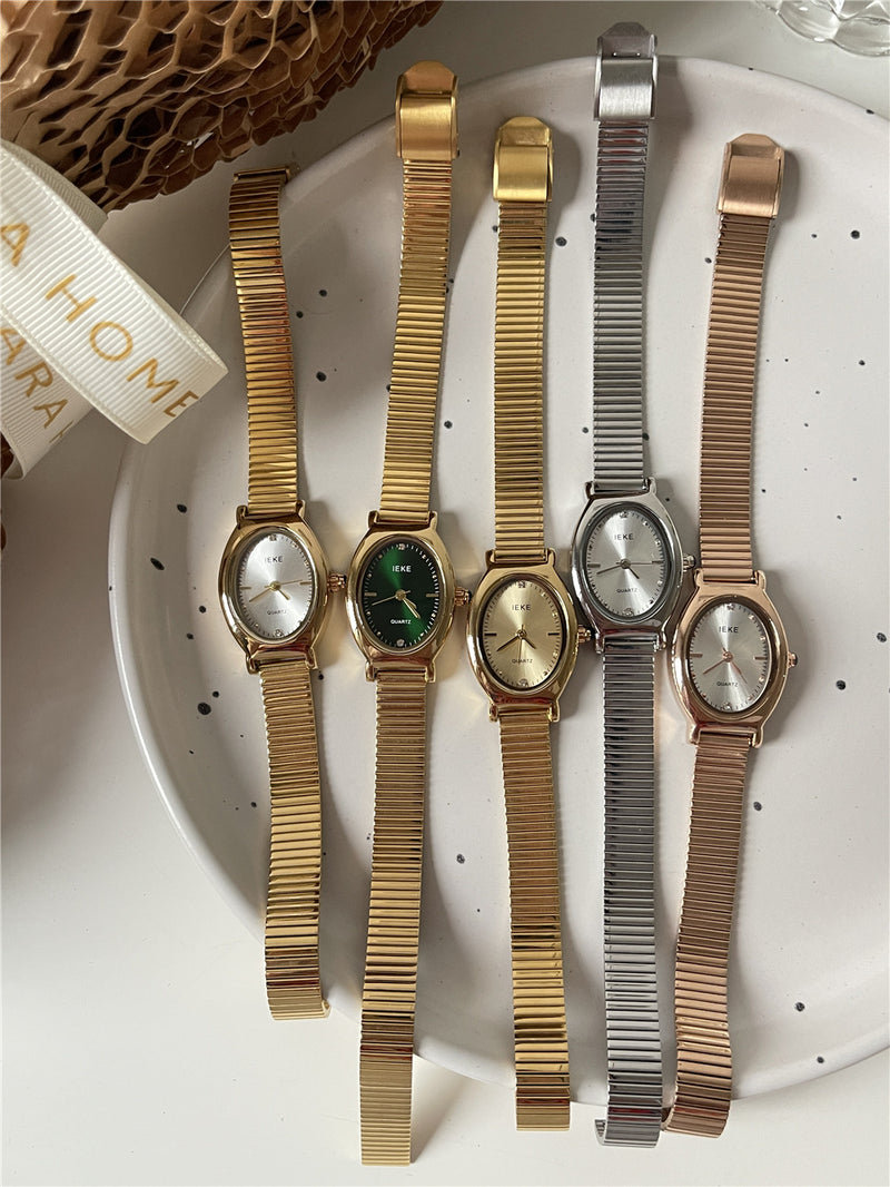 oval quartz watch for women, view 9 - MRSLM