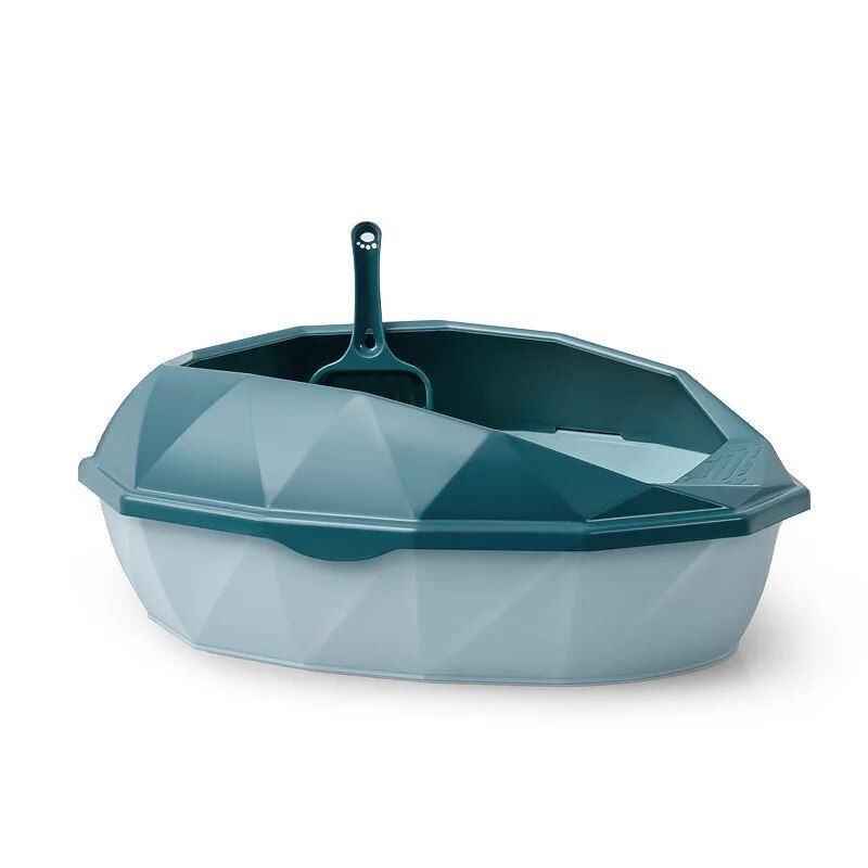 colorful diamond small cat litter box, view 10 - MRSLM
