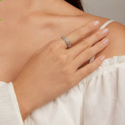 s925 silver mesh wide ring - MRSLM