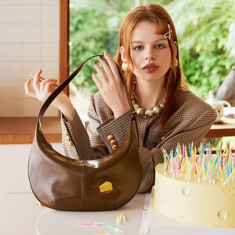 pu leather underarm bag - MRSLM