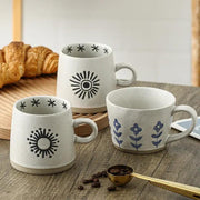 japanese hand-painted ceramic coffee mug - MRSLM