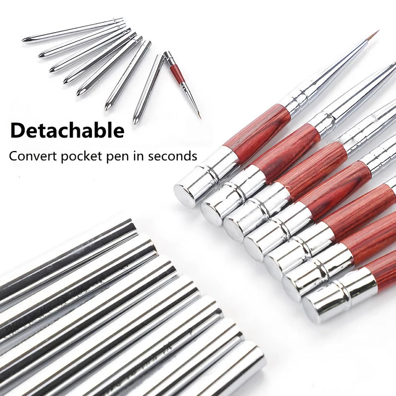 portable watercolor brush set, view 6 - MRSLM