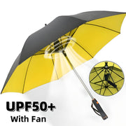 large fan umbrella upf50+ parasol, view 3 - MRSLM