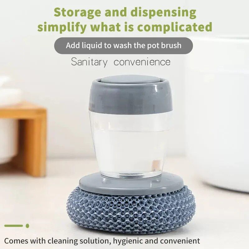 2-in-1 kitchen cleaning brush, view 3 - MRSLM
