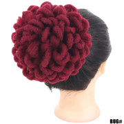 african wig bun drawstring afro hair, view 14 - MRSLM