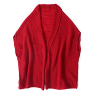 women's wool scarf crumpled knit, view 6 - MRSLM