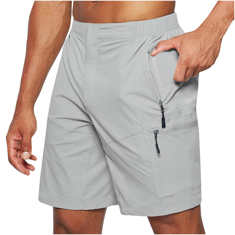 men's elastic waist summer shorts, view 3 - MRSLM