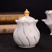 Gold inlay bone china coffee set, view 8 - MRSLM