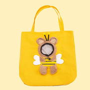 pet canvas travel bag, view 4 - MRSLM