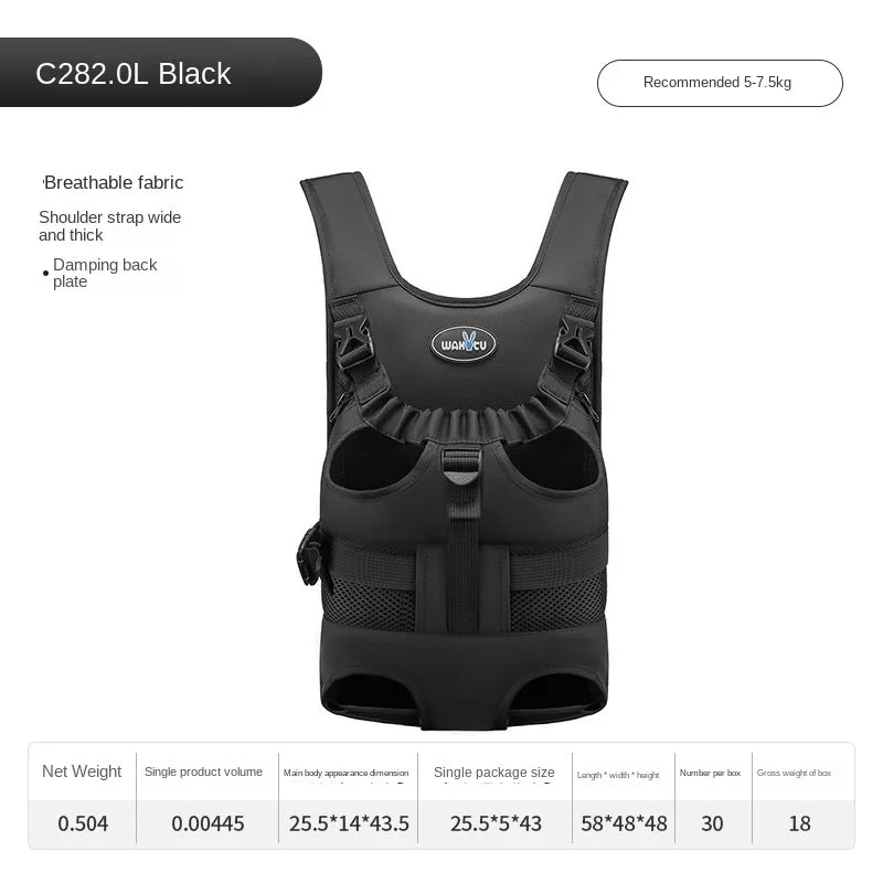 dog carrier backpack, view 6 - MRSLM