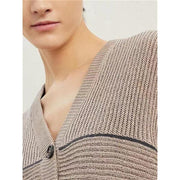 beaded chain cardigan jacket, view 5 - MRSLM