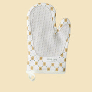 Cotton and silicone non-slip oven mitts, view 14 - MRSLM