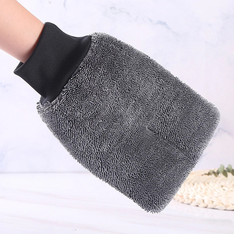 microfiber car wash glove, view 7 - MRSLM