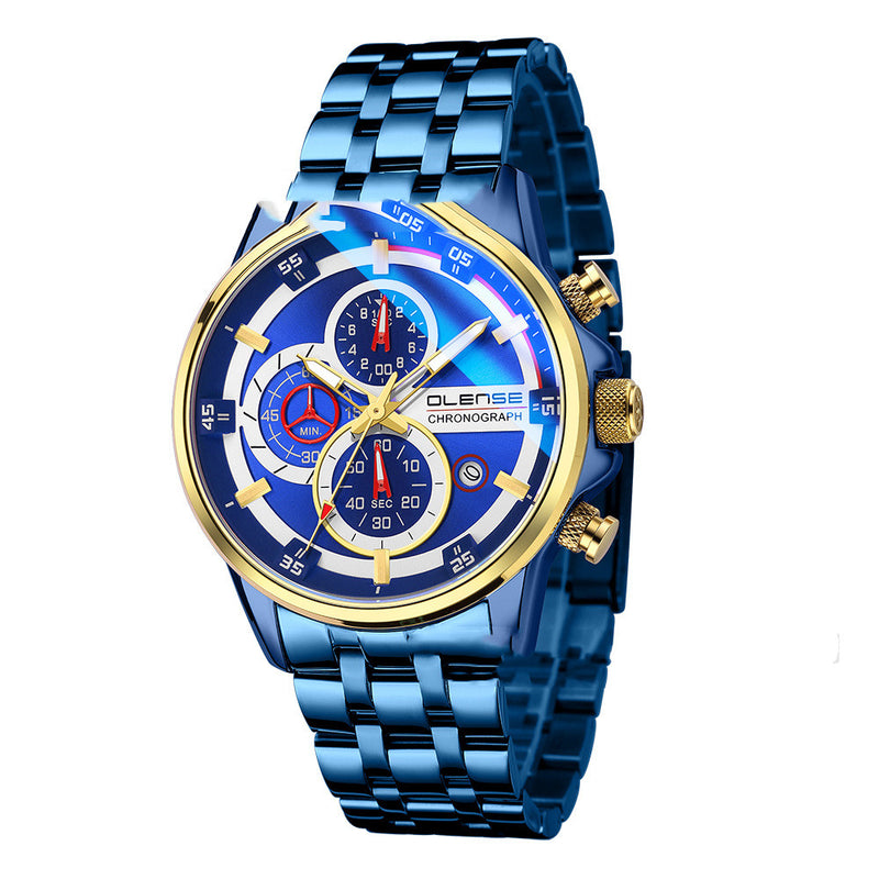 men's stainless steel sports watch, view 2 - MRSLM