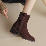 women's suede ankle boots, view 6 - MRSLM