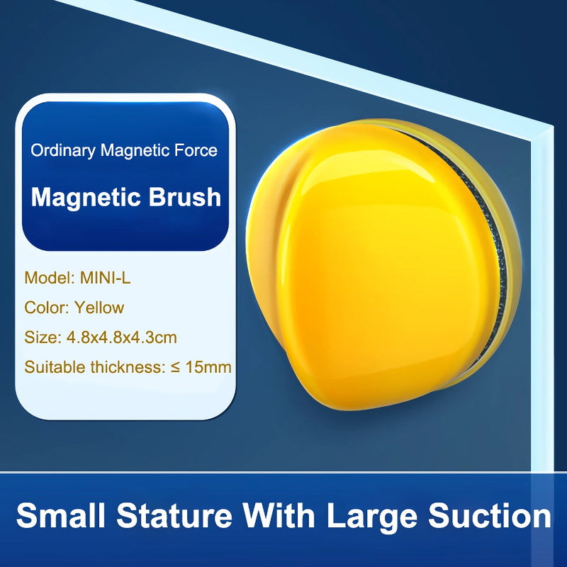 Mini magnetic fish tank brush, view 3 - MRSLM