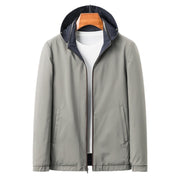 Men's hooded zipper coat, view 5 - MRSLM