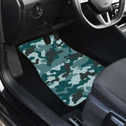 Forest green camouflage car floor mats, view 4 - MRSLM