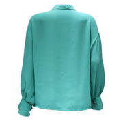 women's long sleeve chiffon shirt, view 7 - MRSLM