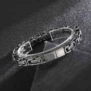 welded woven titanium steel bracelet, view 6 - MRSLM