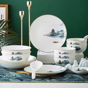 new chinese ceramic tableware set, view 2 - MRSLM