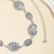 retro metal waist chain belt, view 7 - MRSLM