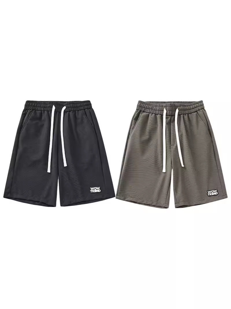retro casual straight shorts, view 3 - MRSLM