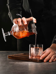 lead-free crystal cocktail mixing cup, view 2 - MRSLM