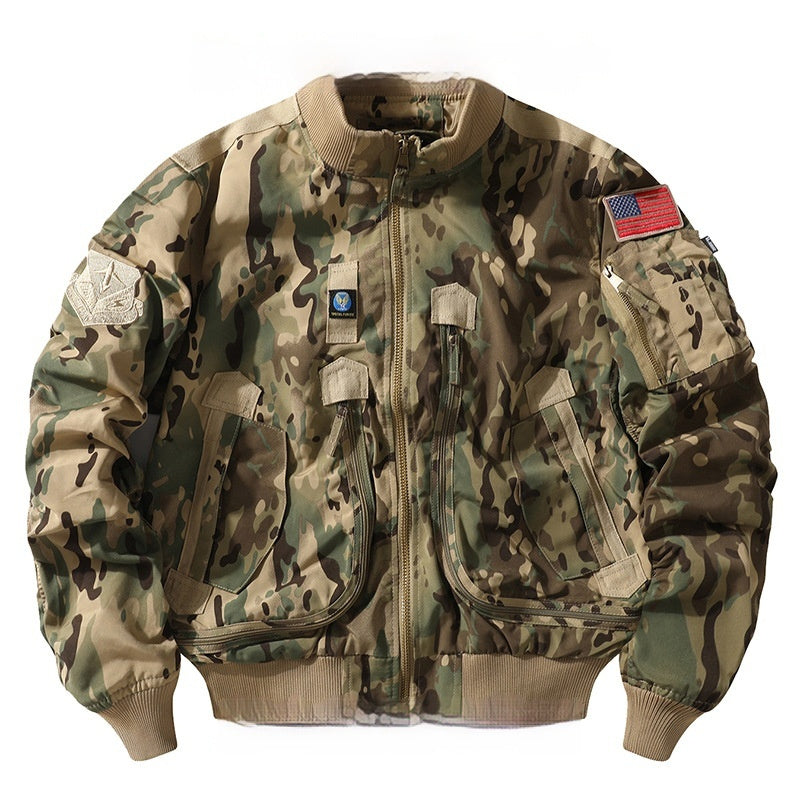men's baseball pilot jacket, view 10 - MRSLM