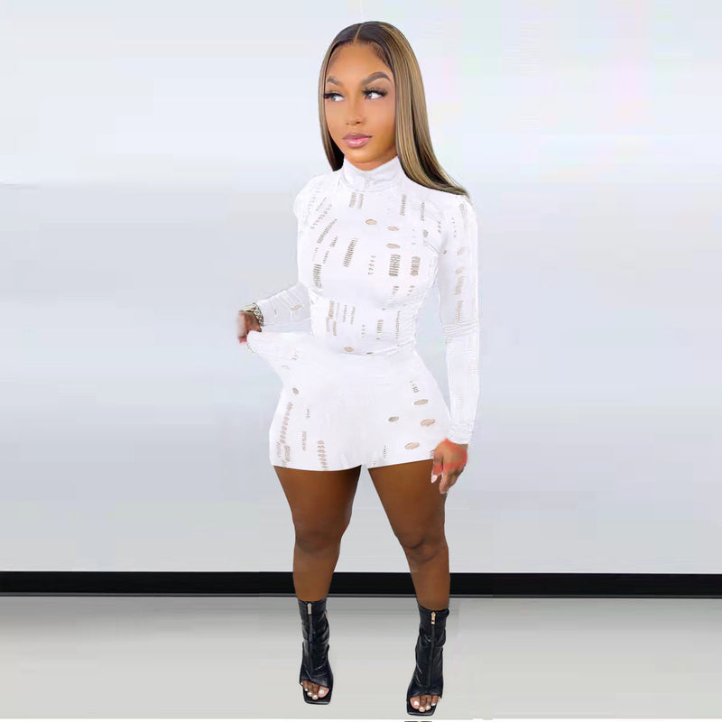 women's short sleeve top and shorts suit, view 6 - MRSLM