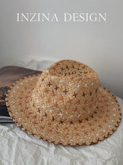 retro western straw hat, view 7 - MRSLM