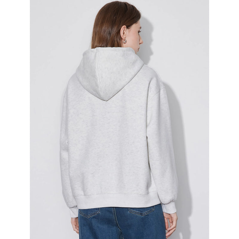 women's rabbit print hooded pullover, view 10 - MRSLM