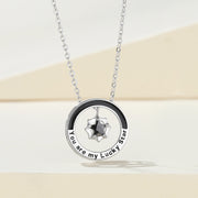 lucky star couple necklace, view 3 - MRSLM